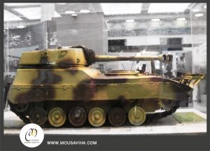 ماکت یک بیستم توپ خود کششی برد کوتاه