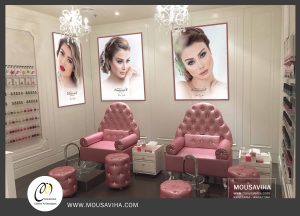 سالن زیبایی،تابلو بک لایت ،اسنپ فریم (2)